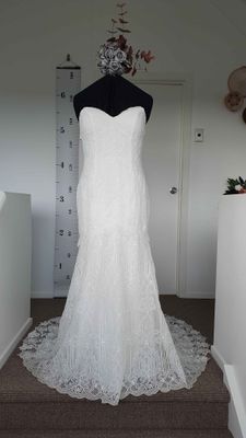 White April WA6022B Gown - Size 14