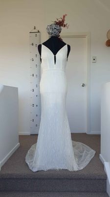 Open Back Mermaid Gown - Size 8/10