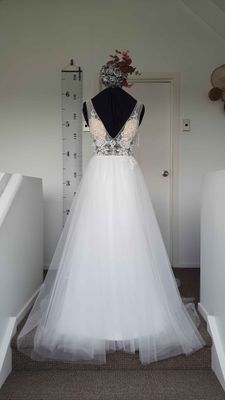 Lace &amp; Tulle A Line NEW - Size 10/12