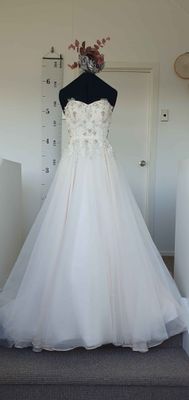 Blush Pink Princess Gown - Size 8