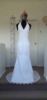 Vintage Halter Neck Gown - Size 8