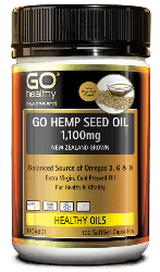 Go Healthy Hemp Seed Oil 1100mg NZ 100 Capsules