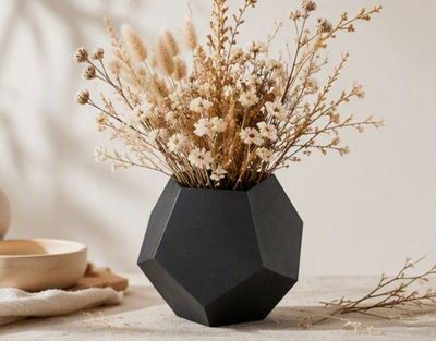 Large dodecahedron - Interior ornament for dried flowers arrangements