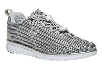 Propet Travelfit Prestige Lightweight Walking Sneaker &ndash; Silver (Women's)