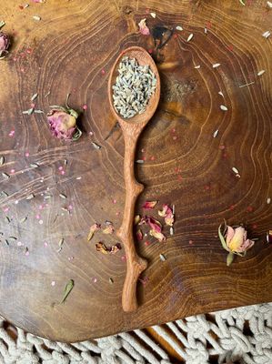 Handcrafted twig spoon