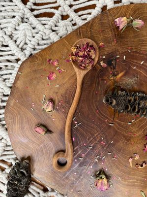 Handcrafted circle of life spoon