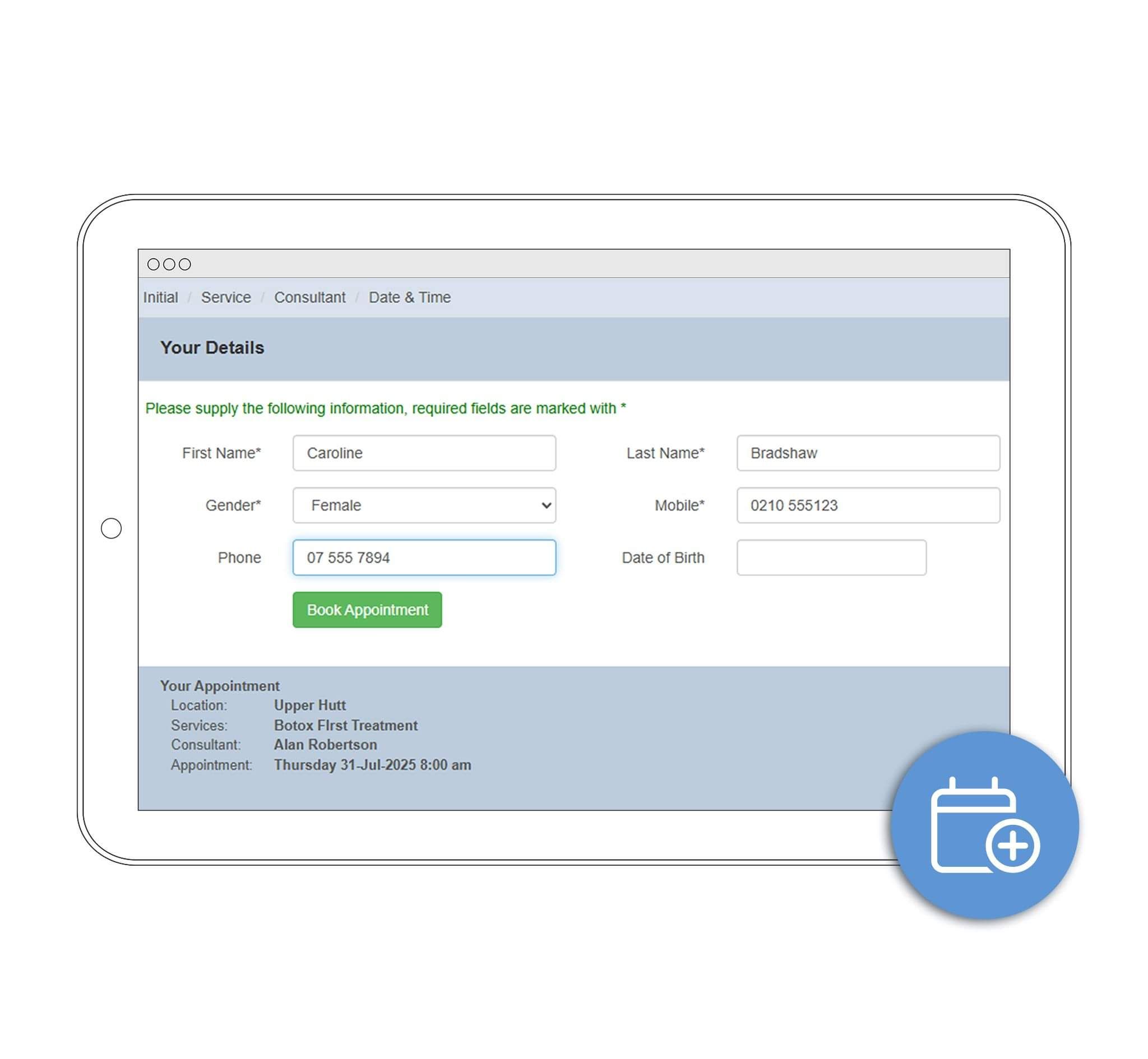 online bookings