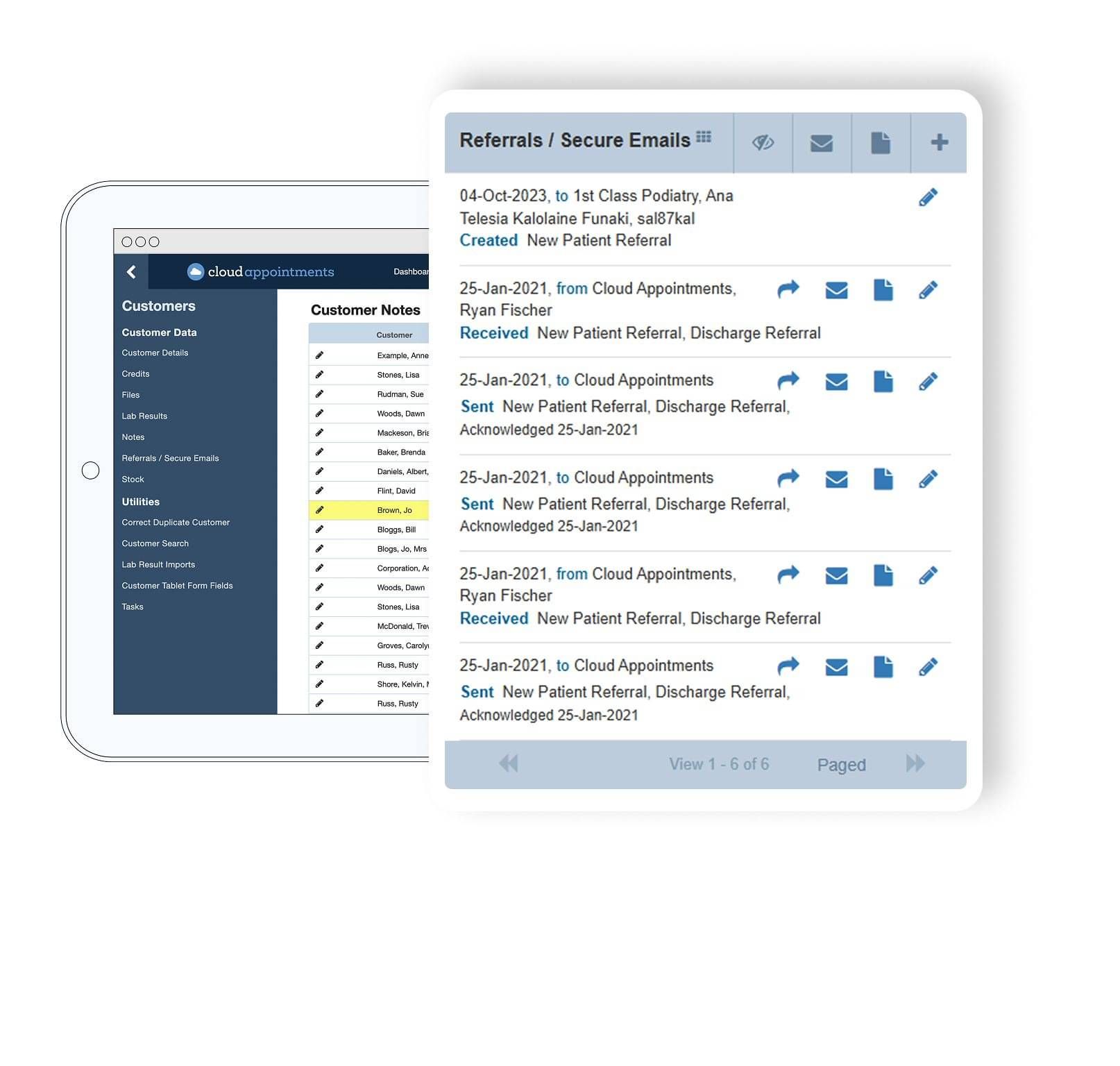 Healthlink interface