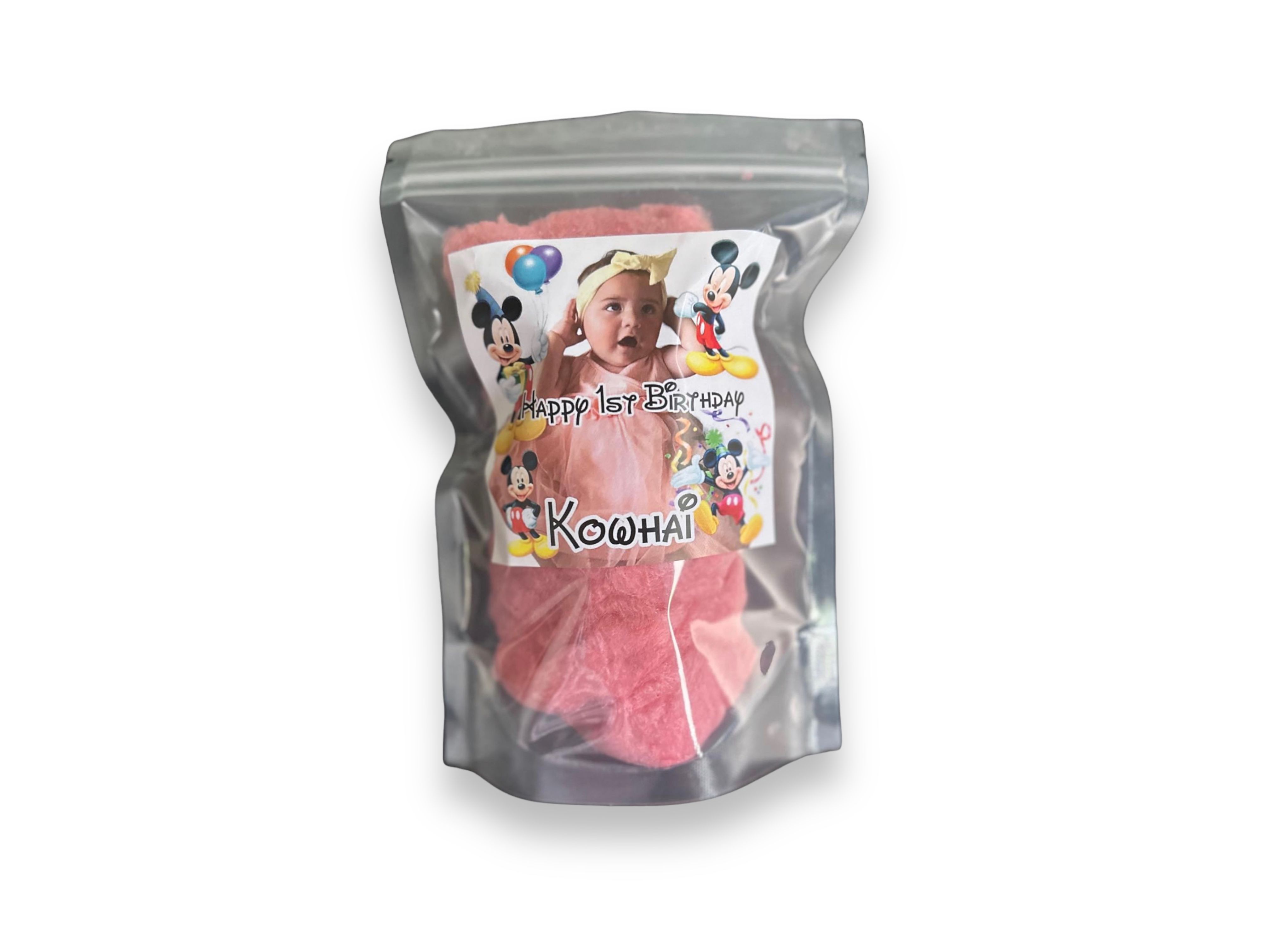 Candyfloss Bag (Premium Sticker) x 10, Candyfloss Tubs Heavenly Floss