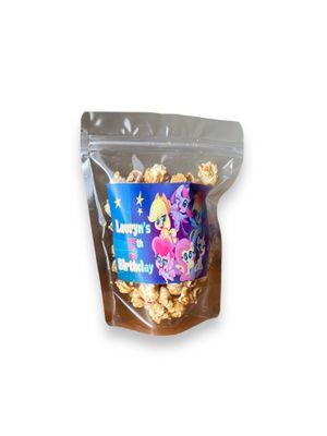 Personalised Popcorn Bag (Standard Sticker)