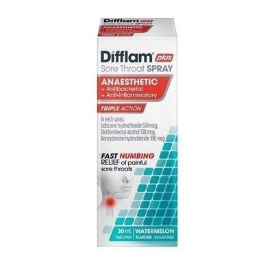 Difflam PLUS Throat Spray 30ml