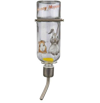 Trixie Honey &amp; Hopper Glass Water Bottle 500ml