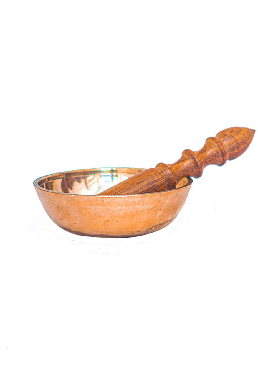 Gold Plated Singing Bowl