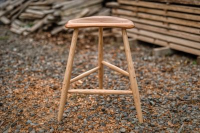 3 Legged Elm/ White Ash stool