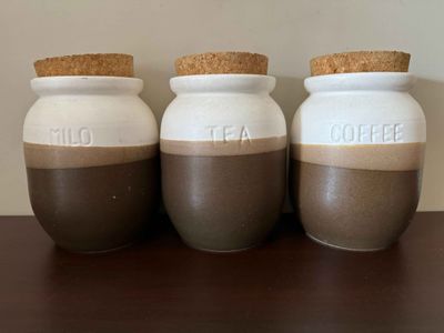 Tea Coffee Milo Containers