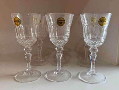 Cristal d&rsquo;arques glasses x 6