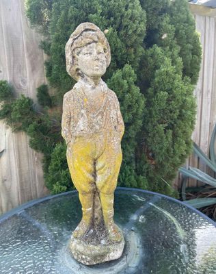 Whistling Boy Garden Statue