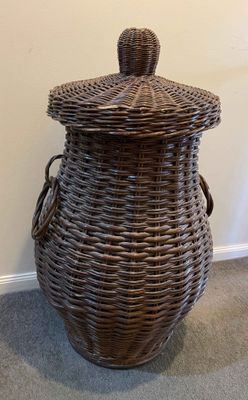 Cane Laundry Hamper