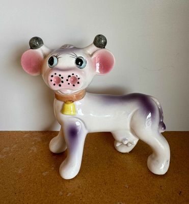 Vintage Cow Ornament