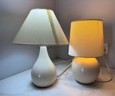 Two small lamps