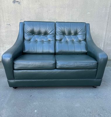 Green Leather Couch