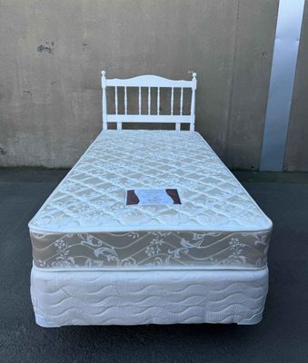 Single Bed- Mattress,Base and Headboard