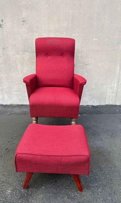 Lounge Chair with Footstool