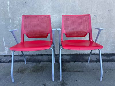 Red Chairs x 2