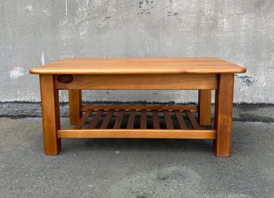 Coffee Table with Magazine Shelf