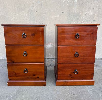 Pair Bedside Drawers