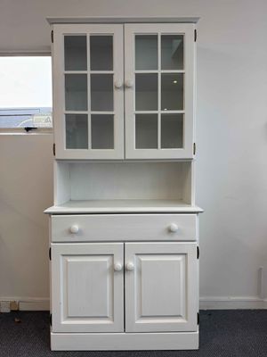 White Hutch Dresser
