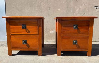 Pair Bedside Drawers
