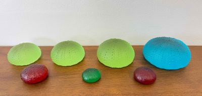 Sea Urchins-Hand Cast Sculptures by Rebecca Heap