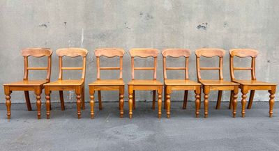 Dining Chairs x 7 - Rimu