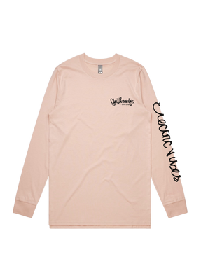 pale pink long sleeve tee