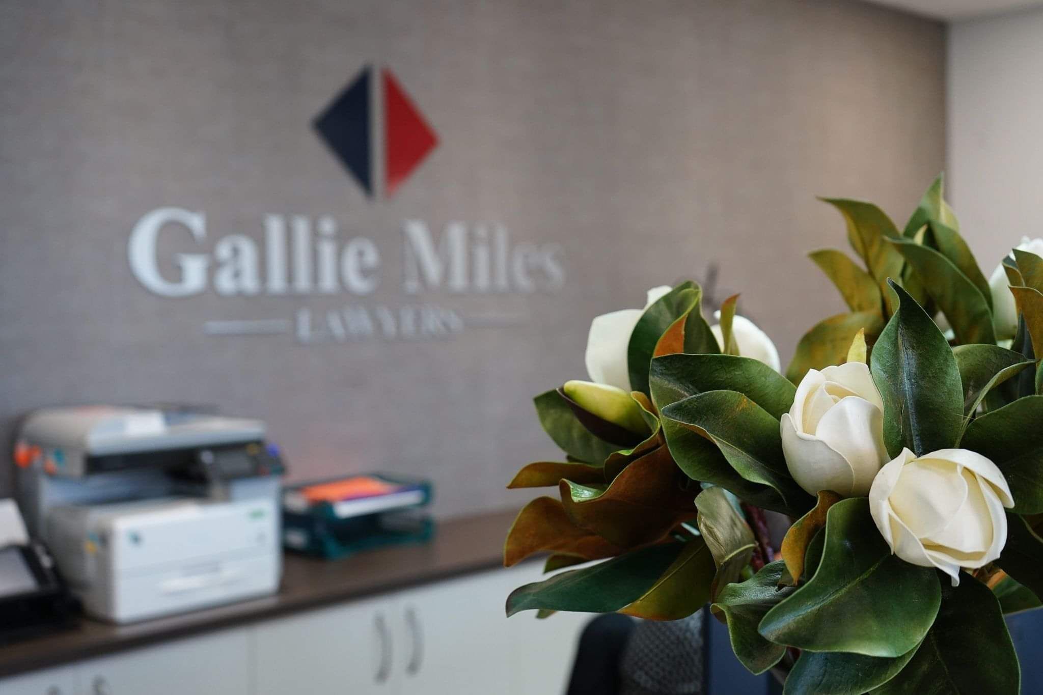 Image of the inside of the Gallie Miles office in Hamilton 
