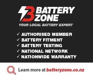 Battery Zone authorised member. Battery fitment, testing, national network and nationwide warranty available. Learn more at batteryzone.co.nz