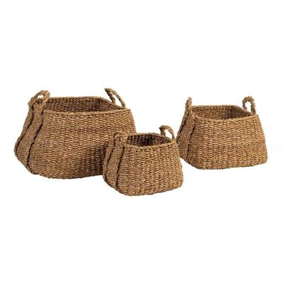 Linens &amp; More Square Seagrass Basket