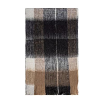 Linens &amp; More Bliss Wool Mohair Blend - Beige/Chocolate