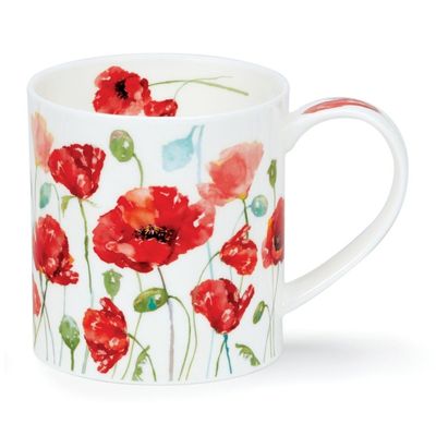 Dunoon Floral Breeze Mug - Poppy
