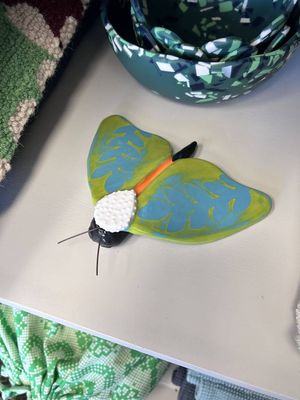 Jo Beckett Pottery Small Puriri Moth