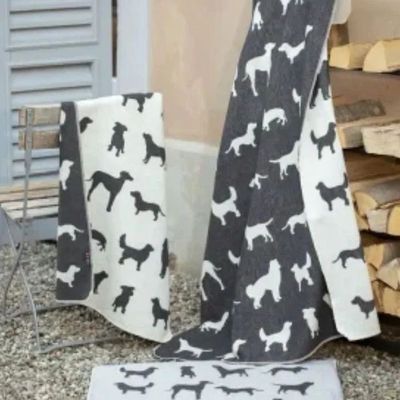 David Fussenegger Pet Blanket - Dog Silhouette