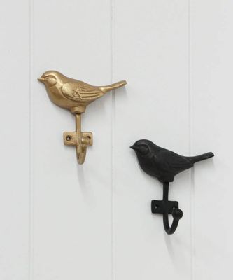 French Country Birdie Iron Wall Hook