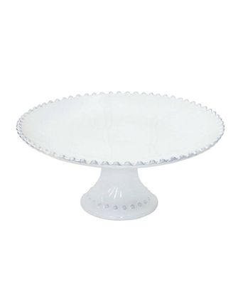 Costa Nova Pearl Cake Stand - 28cm White