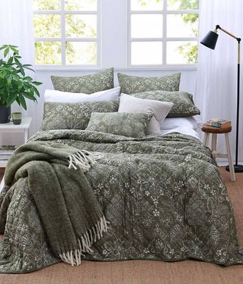 MM Linen Botanica Bedspread Set Poplar