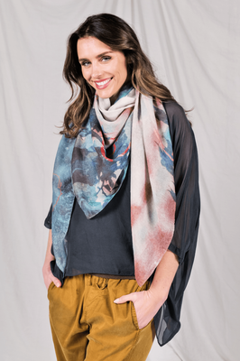 dog&amp;boy BARE Silk-Cotton Scarf