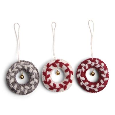 Gry &amp; Sif Mini Wreath Ornament Set