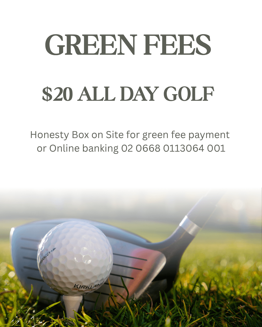 Green Fees Promo