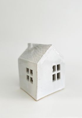 Tealight House - White