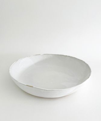 Large Bowl - White Rustic